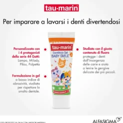 Tau-marin Baby Smile Edition 44 Gatti Dentifricio Fragola 50ml