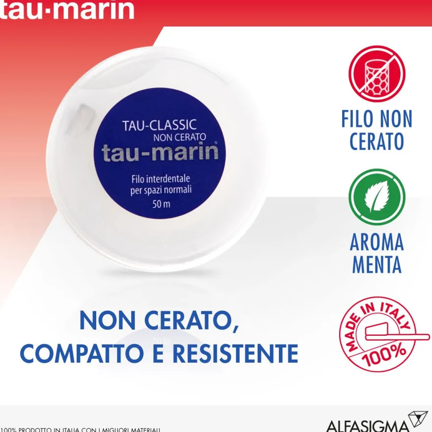 Tau-marin Filo Interdentale Classico Non Cerato 50m