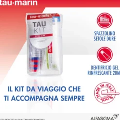 Tau-marin Kit Igiene Orale Spazzolino + Dentifricio Gel 20ml