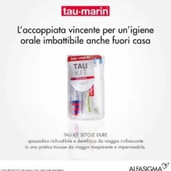 Tau-marin Kit Igiene Orale Spazzolino + Dentifricio Gel 20ml