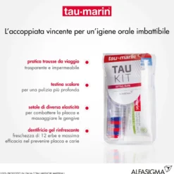 Tau-marin Kit Igiene Orale Spazzolino + Dentifricio Gel 20ml