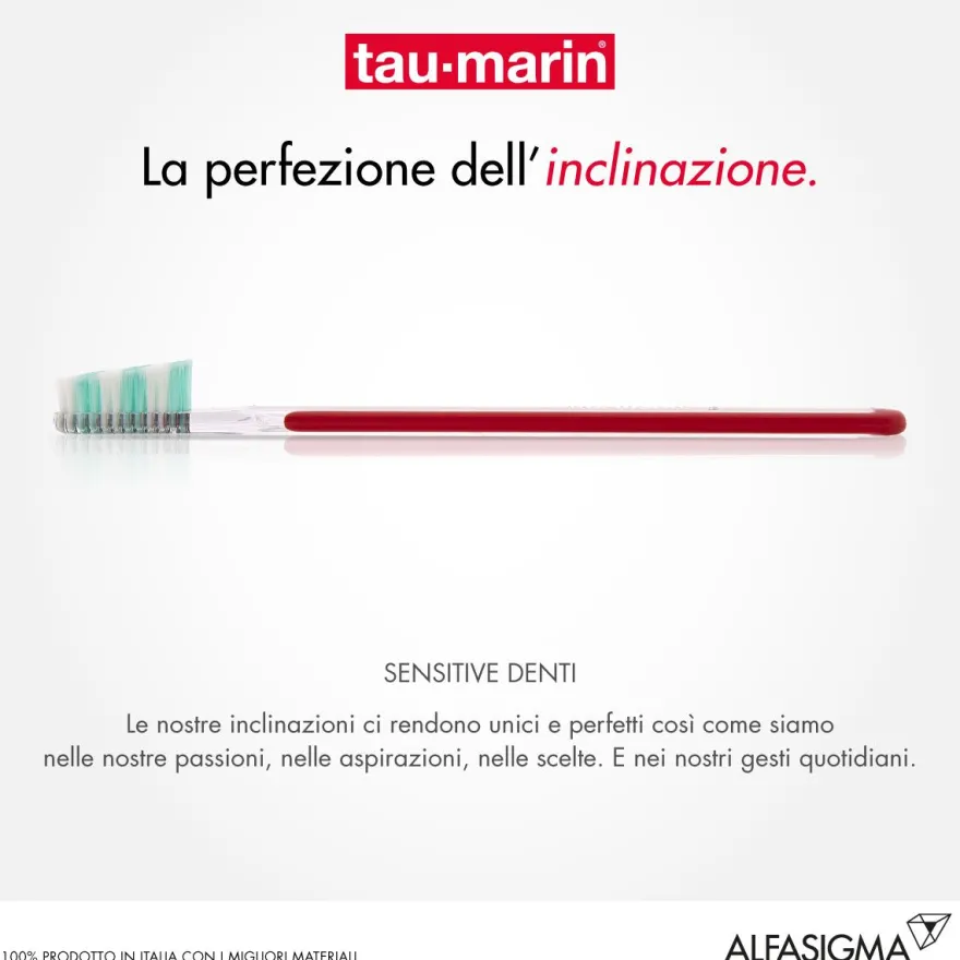 Taumarin Spazzolino Sensitive Gengive Antibatterico 1 Pezzo