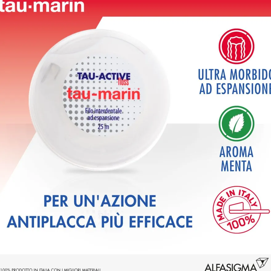 Tau-marin Tau Active Filo Interdentale Ad Espansione 25m