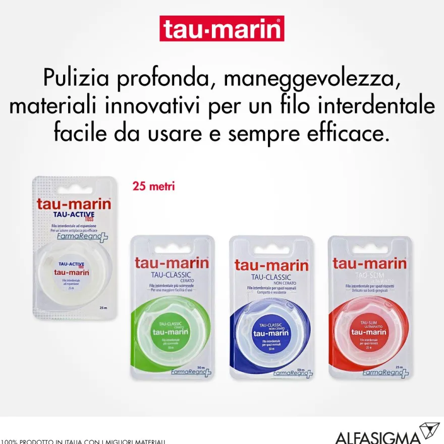 Tau-marin Tau Active Filo Interdentale Ad Espansione 25m