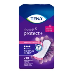 Tena Discreet Normal Night Assorbenti Incontinenza Leggera 10 Pezzi