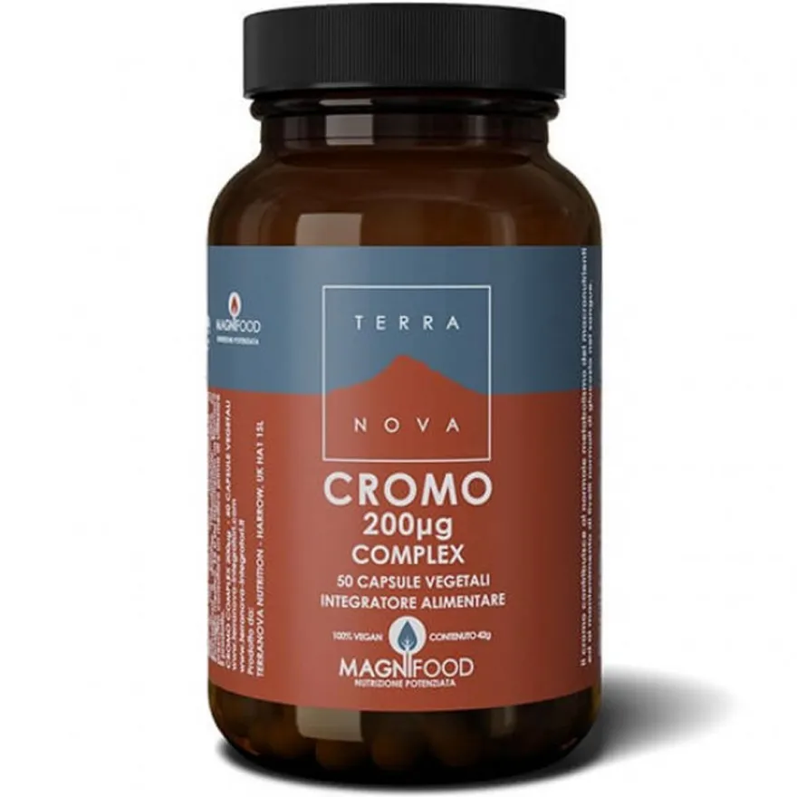 Terranova Complex Cromo Integratore Ferro 200ug 50 Capsule