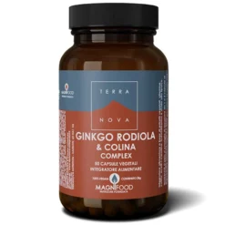 Terranova Ginkgo Rodiola Colina Integratore Stress 50 Capsule