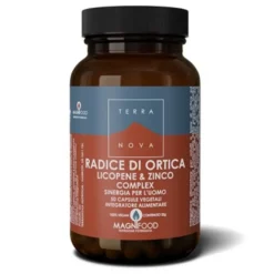 Terranova Radice Ortica Licopene Zinco Sinergia Uomo Integratore Vie Urinarie 50 Capsule