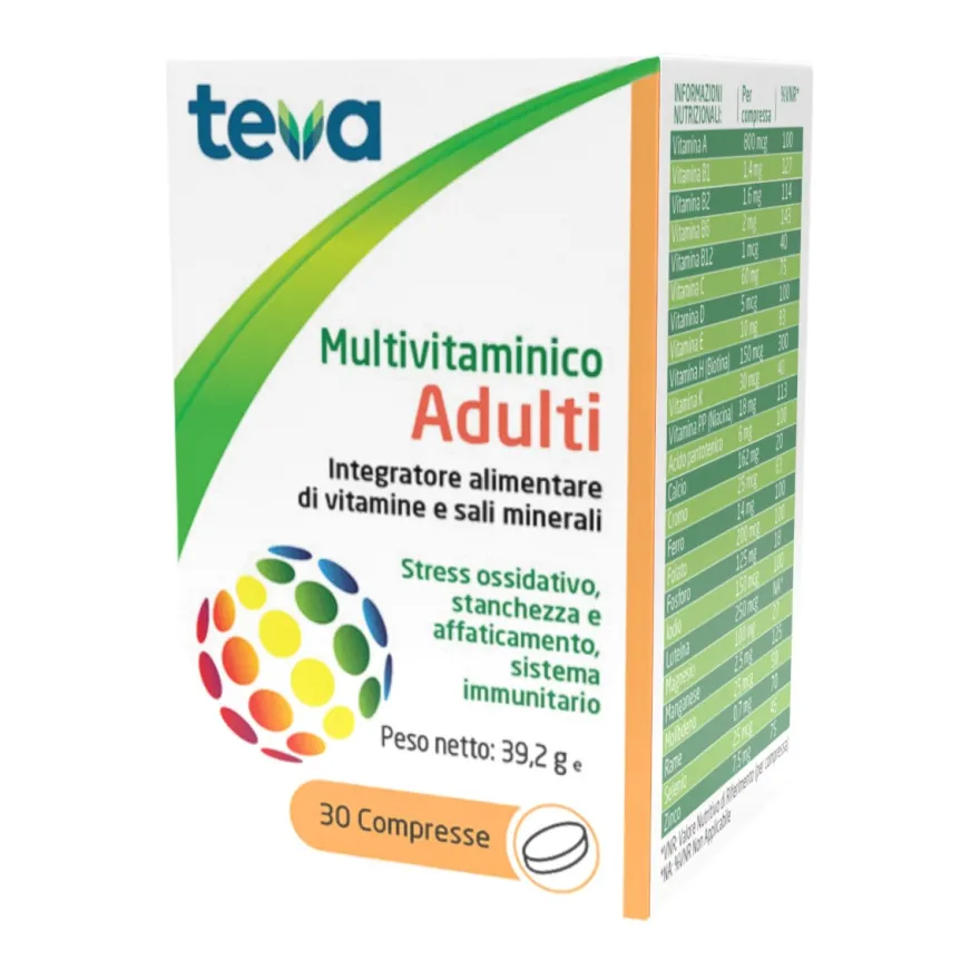 Teva Multivitaminico Adulti 30 Compresse