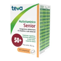 Teva Multivitaminico Senior Integratore Vitamine E Minerali 30 Compresse
