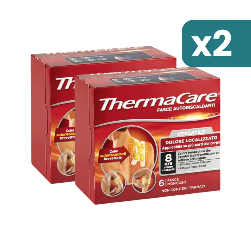 Thermacare Fascia Versatile Dolori Muscolari 2 Pezzi