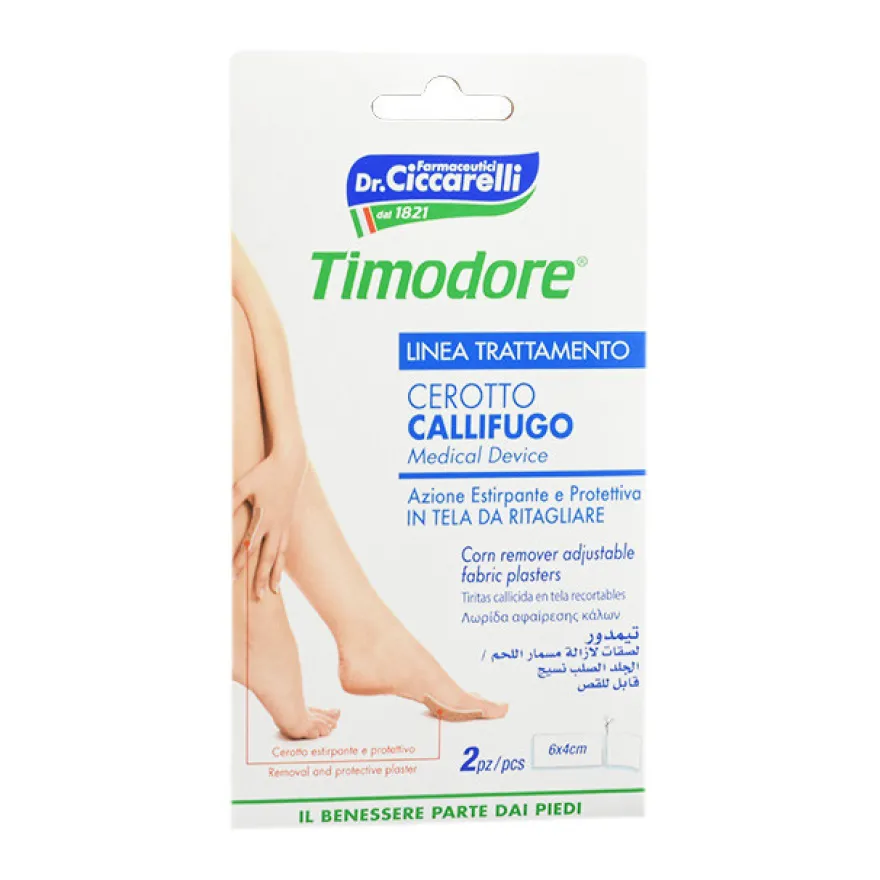 Timodore Cerotto Callifugo Tela 2 Pezzi
