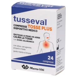 Tusseval Tosse Plus Dispositivo Medico Per Calmare La Tosse 24 Compresse