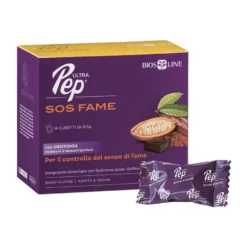 Ultra Pep Sos Fame Integratore Per Controllo Della Fame Al Gusto Di Cacao 14 Cubetti