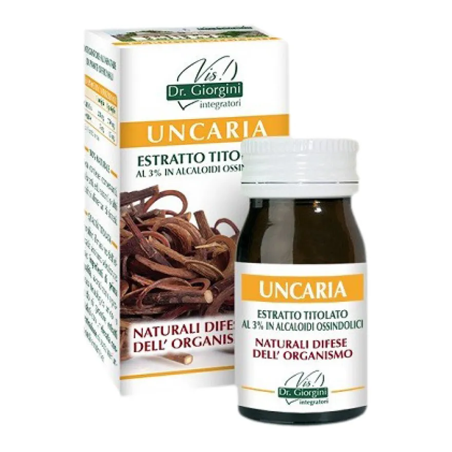 Uncaria 60 Pastiglie 3% Alcaloidi Ossindolici Energia E Ricarica