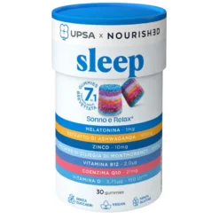 Upsa X Nourished Sleep Integratore Sonno E Relax 30 Gummies