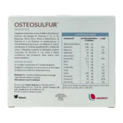 Uriach Osteosulfur Integratore Ossa 30 Bustine