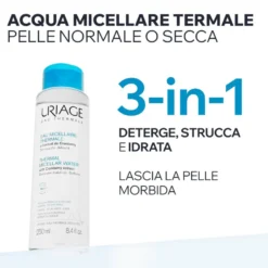 Uriage Acqua Micellare Termale Pelle Normale O Secca Viso Occhi Labbra Deterge Strucca 100ml