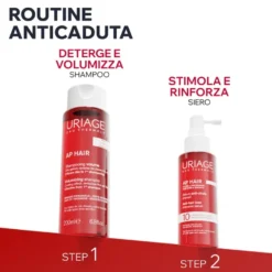 Uriage Ap Hair Siero Anticaduta Intensivo Capelli Alopecia Calvizia Uomo Donna Non Unge 100ml