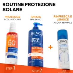 Uriage Bari&eacute;sun Balsamo Doposole Idratante Lenitivo Pelle Sensibile Viso Corpo Rinfreca 500ml