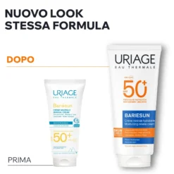 Uriage Bari&eacute;sun Crema Minerale Spf50+ Protezione Solare Viso Corpo Pelle Intollerante 100ml