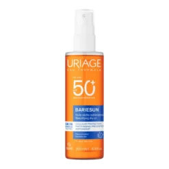 Uriage Bari&eacute;sun Olio Secco Illuminante Spf50+ Protezione Solare Viso Corpo Capelli 200ml