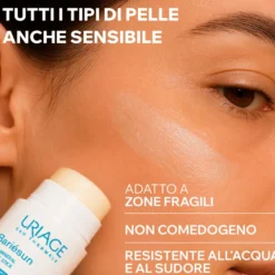 Uriage Bari&eacute;sun Stick Minerale Spf50+ Viso Labbra Pelle Intollerante Atopica Cicatrici 18g