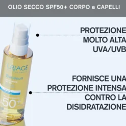 Uriage Bariesun Olio Secco Pelle Sensibile Spf50+ 200ml
