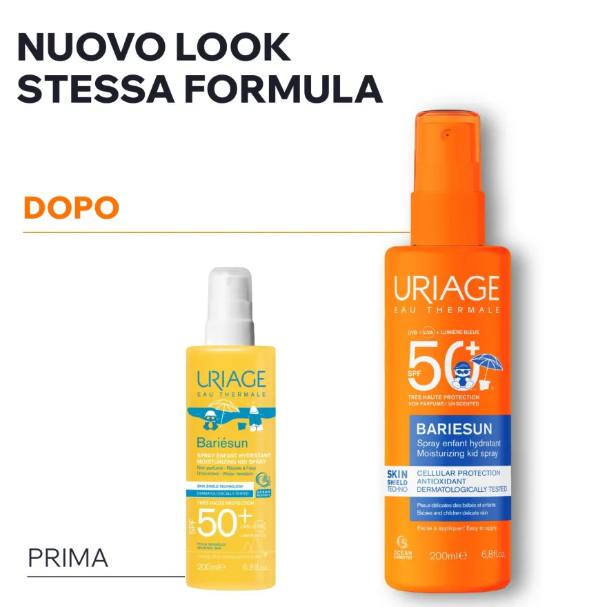 Uriage Bariesun Spray Bambini Protezione Solare Spf50+ 200ml