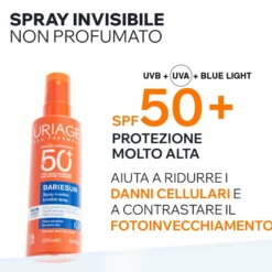 Uriage Bariesun Spray Invisibile Senza Profumo Spf50+ 200ml