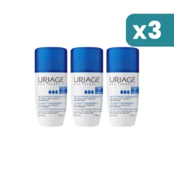 Uriage Deodorante Power3 Antitraspirante Roll On Anti Odore Sudorazione Intensa 3 confezioni da 50ml