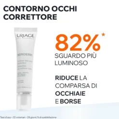 Uriage Depiderm Contorno Occhi Anti Macchie Occhiaie Illuminante Niacinamide Vitamina C 15ml