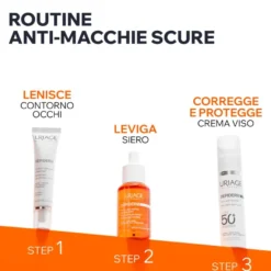 Uriage Depiderm Crema Giorno Anti Macchie Spf50+ Idratante E Protettiva Con Vitamina C 30ml