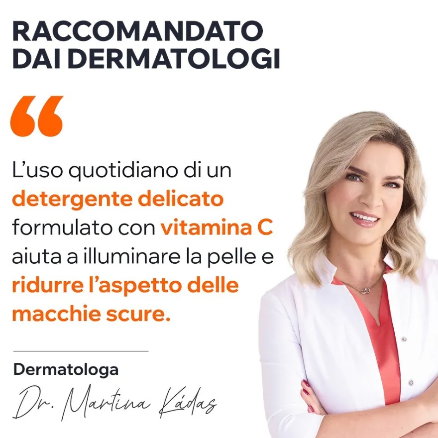Uriage Depiderm Crema Mousse Detergente Illuminante Viso Anti Macchie Con Niacinamide 100ml