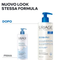 Uriage Derm Phy Crema Lavante Dermatologica Bagno E Doccia Viso E Corpo Pelle Sensibile 200ml