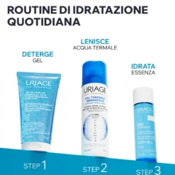 Uriage Gel Detergente Struccante Viso Fresco Per Pelle Sensibile Normale O Secca Purifica 150ml