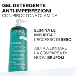 Uriage Hyseac Gel Detergente Anti-imperfezioni Per Viso E Corpo 500ml