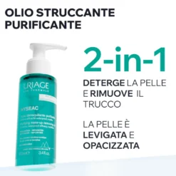 Uriage Hyseac Olio Struccante Purificante 100ml