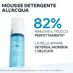 Uriage Mousse Detergente E Struccante Viso Occhi Tutti I Tipi Di Pelle Anche Sensibile 150ml