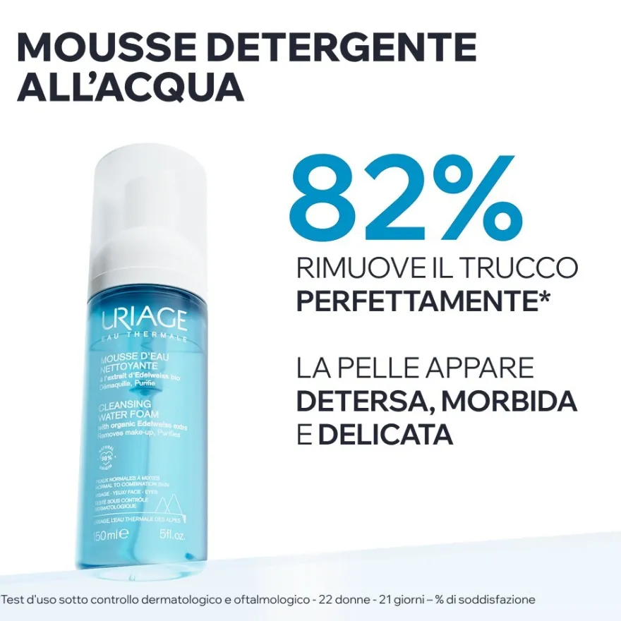 Uriage Mousse Detergente E Struccante Viso Occhi Tutti I Tipi Di Pelle Anche Sensibile 150ml