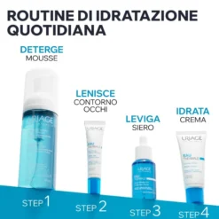 Uriage Mousse Detergente E Struccante Viso Occhi Tutti I Tipi Di Pelle Anche Sensibile 150ml