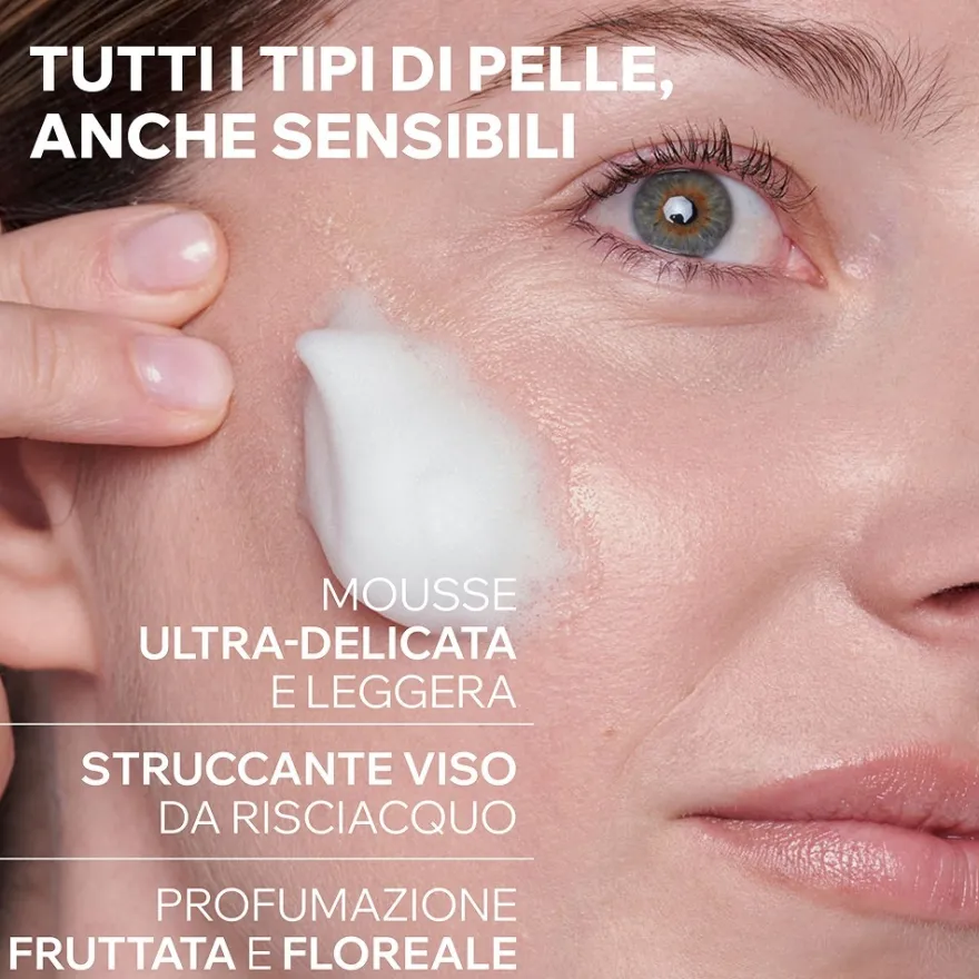 Uriage Mousse Detergente E Struccante Viso Occhi Tutti I Tipi Di Pelle Anche Sensibile 150ml