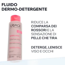 Uriage Roseliane Fluido Dermo Nettoyant Detergente 250ml