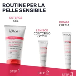 Uriage Tolederm Control Contorno Occhi Fresco Lenitivo Pelle Intollerante Allergica Idrata 15ml