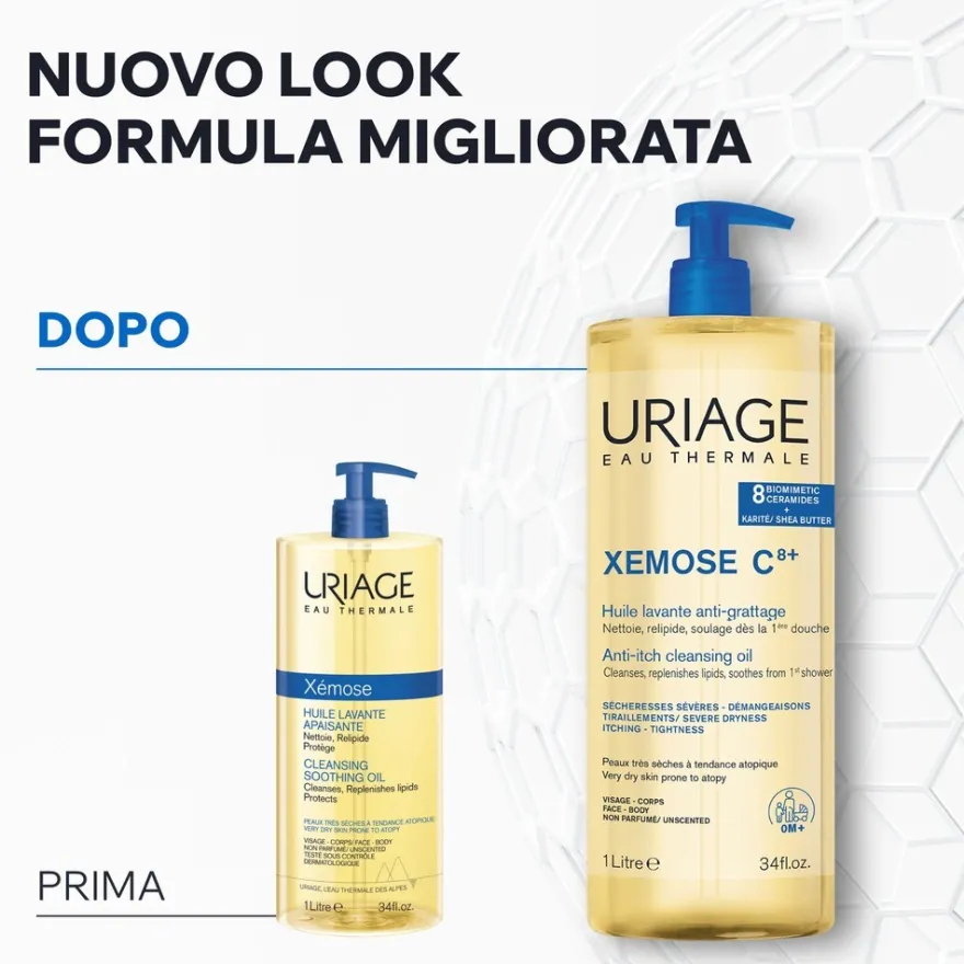 Uriage Xemose Olio Detergente Lenitivo 1l