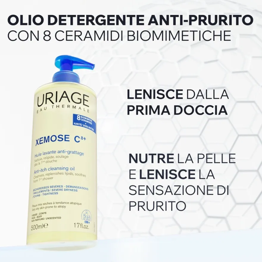 Uriage Xemose Olio Detergente Lenitivo 1l