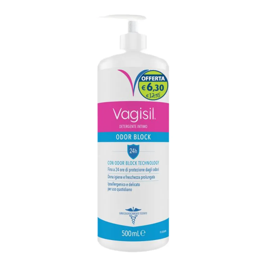 Vagisil Detergente Intimo Odor Block 500ml 1 Flacone