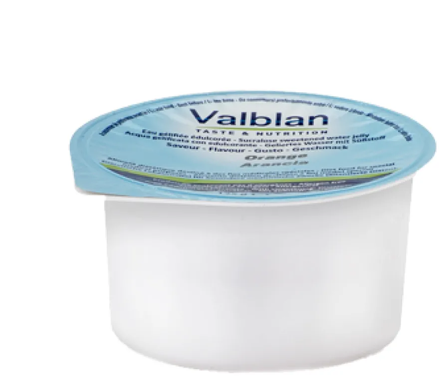 Valblan Acqua Gelificata Edulcorata Arancia 125g