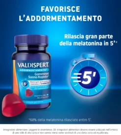 Valdispert Gommose Sonno Rapido 30 Pastiglie Gommose
