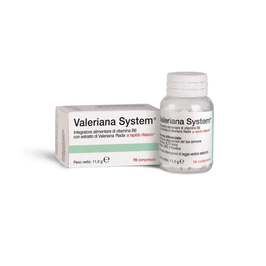 Valeriana System Integratore Sonno 70 Compresse